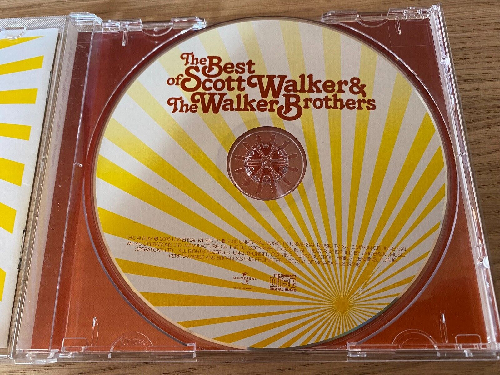 SCOTT WALKER  THE WALKER BROTHERS "THE VERY BEST OF" 21 TRACKS CD ALBUM EU 2006