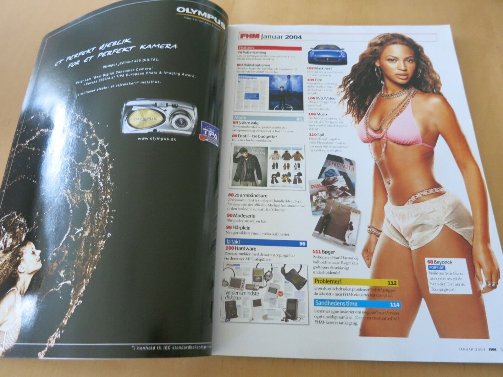 Danish FHM Magazine 2004 BEYONCE Great Pictures Marilyn Manson #91