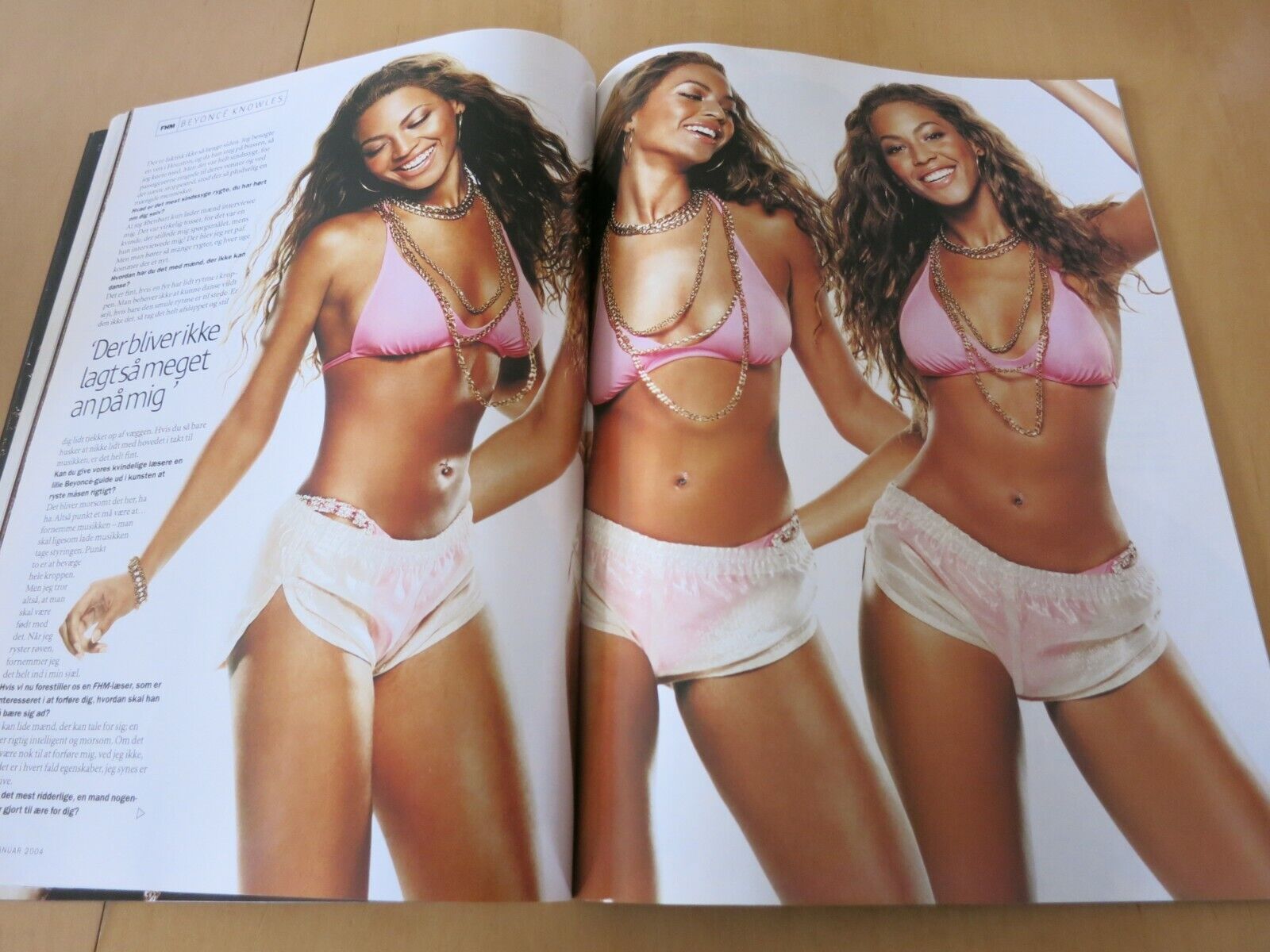 Danish FHM Magazine 2004 BEYONCE Great Pictures Marilyn Manson #91