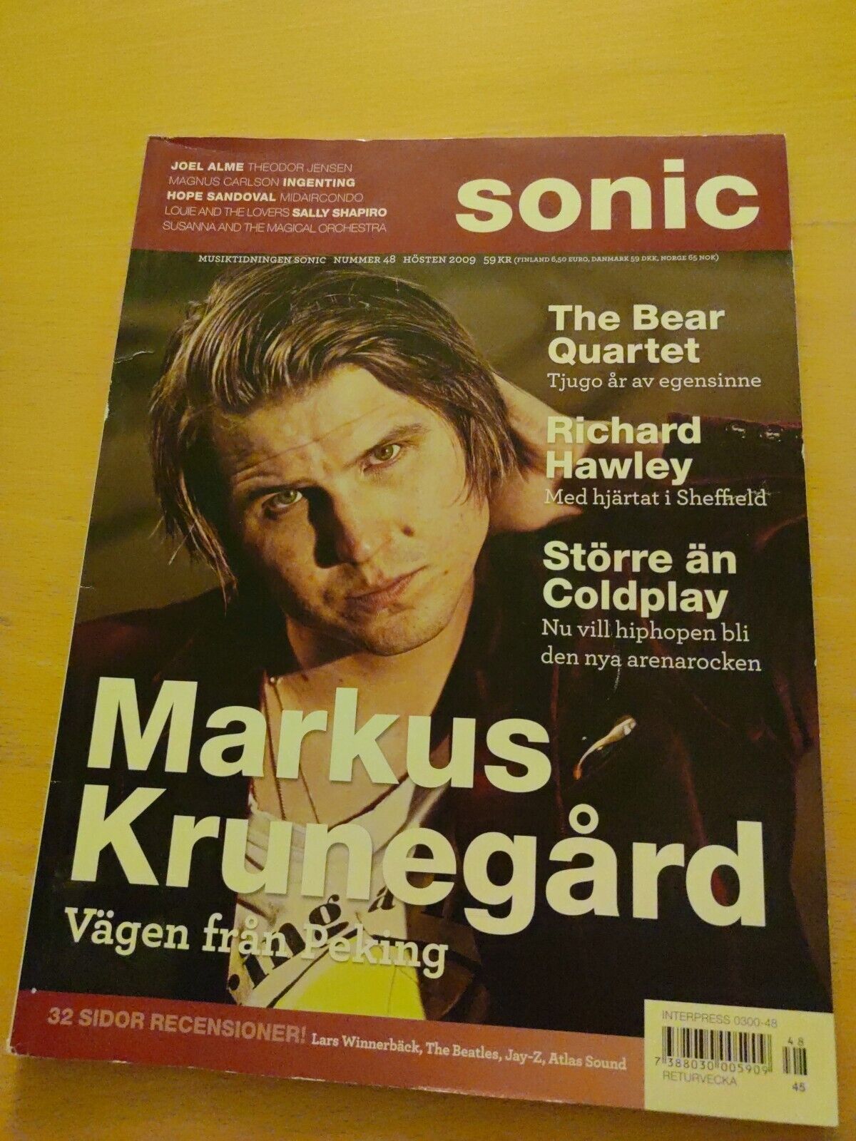 Swedish Magazine RICHARD HAWLEY SHEFFIELD The Bear Quartet BEATLES B26