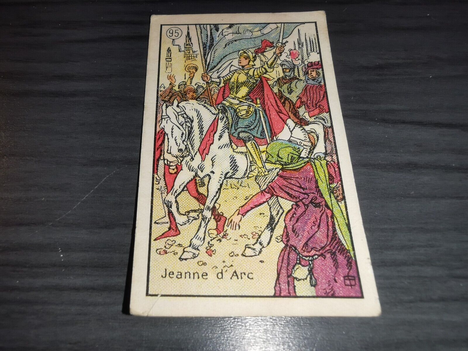 Jeanne d'Arc Kanaris World history 1926 card Danish Version #95