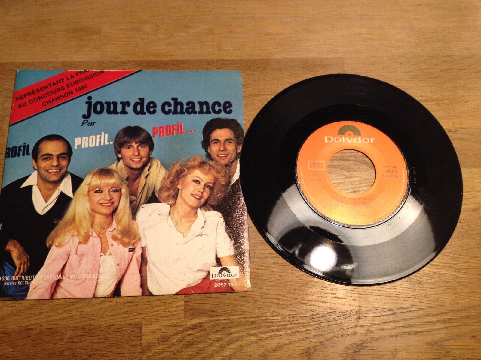 PROFIL "HE HE M´SIEURS DAMES/JOUR DE CHANCE" NCB 1980 POLYDOR RECORDS NORWAY OOP