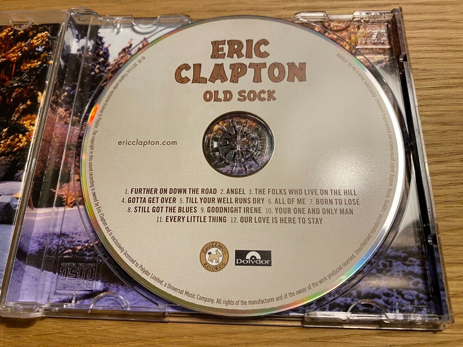 ERIC CLAPTON "OLD SOCK" 2013 12 TRACKS CD ALBUM BUSHBRANCH  POLYDOR RECORDS OOP