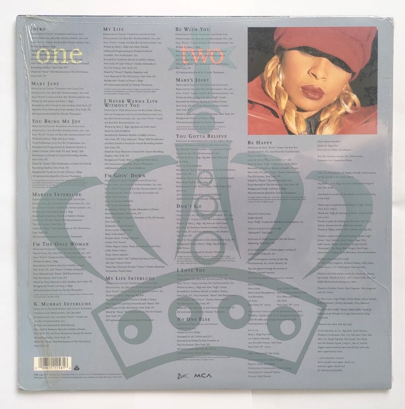 Mary J Blige - My Life LP US ORIGINAL SHRINK