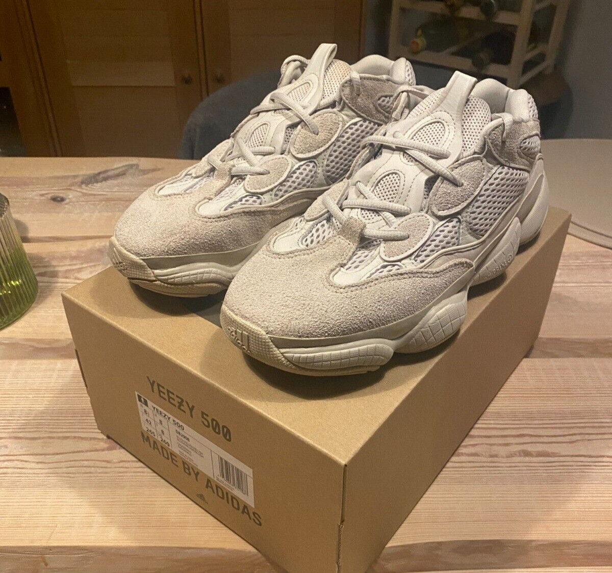 US Size 85 - adidas Yeezy 500 Blush EU Size 42 DB2908 (2018) FREE SHIPPING