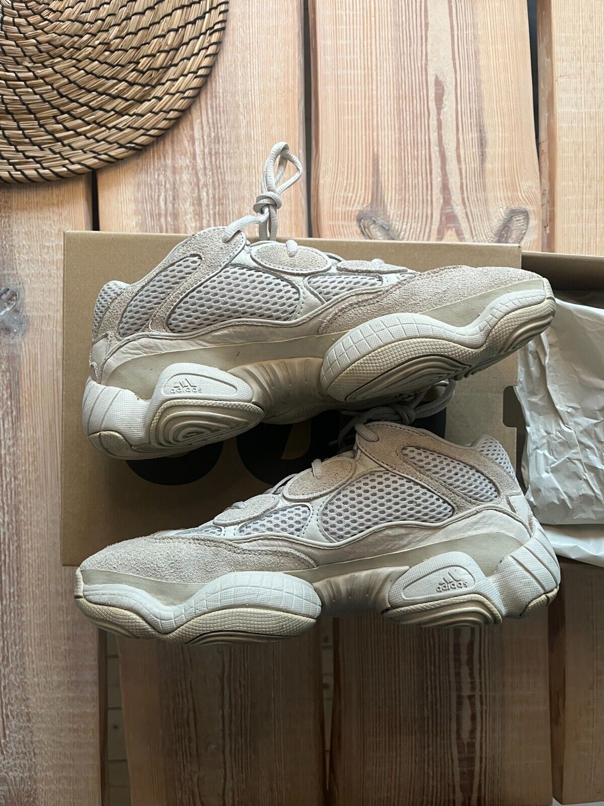 US Size 85 - adidas Yeezy 500 Blush EU Size 42 DB2908 (2018) FREE SHIPPING