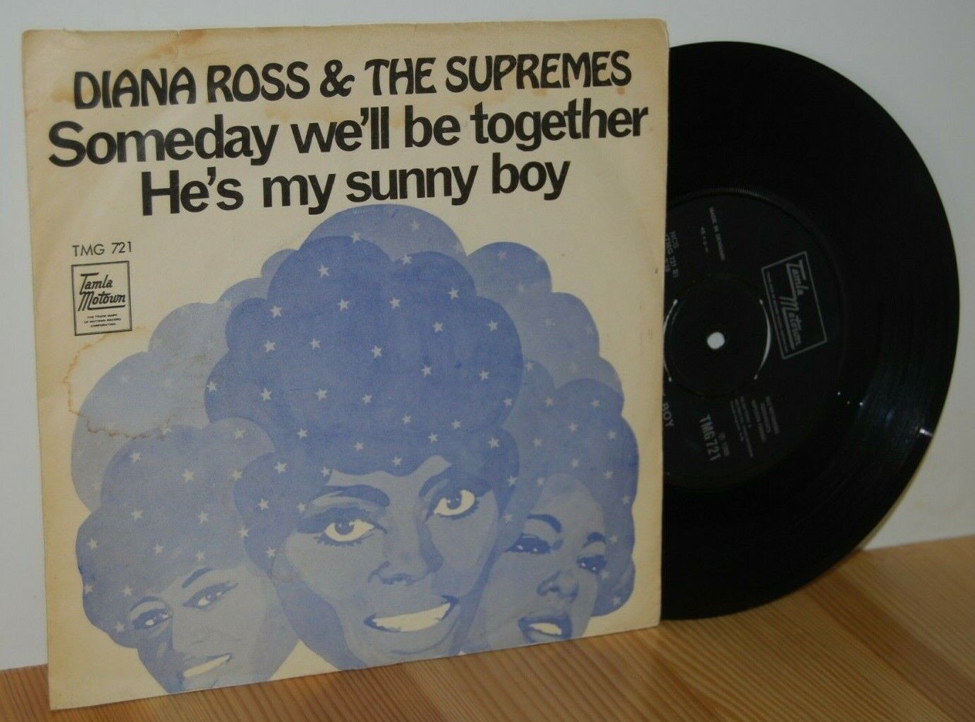 DIANA ROSS  The SUPREMES Someday We'll Be Together RARE Danish PS 7'' Vinyl