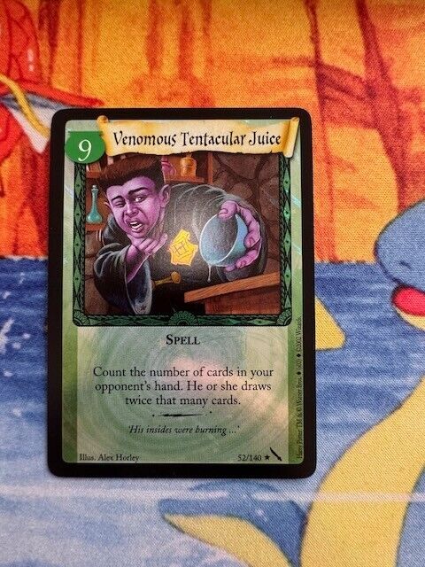 Harry Potter Venomous Tentacular Juice TCG Chamber Of Secrets COS WOTC Foil Holo