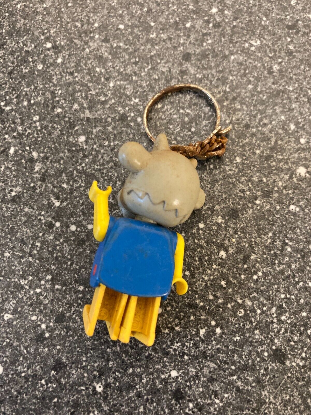 Vintage LEGO Fabuland Goat Keychain - Rare Collectible Danish Key Ring