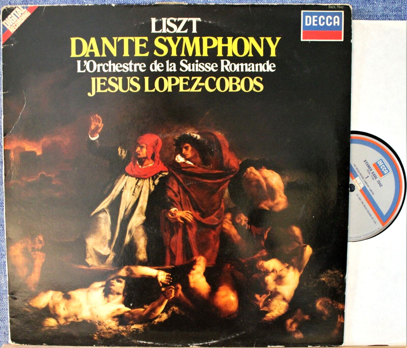 Lopez-Cobos Liszt (Dante Symphony) Decca SXDL 7542 dig NM