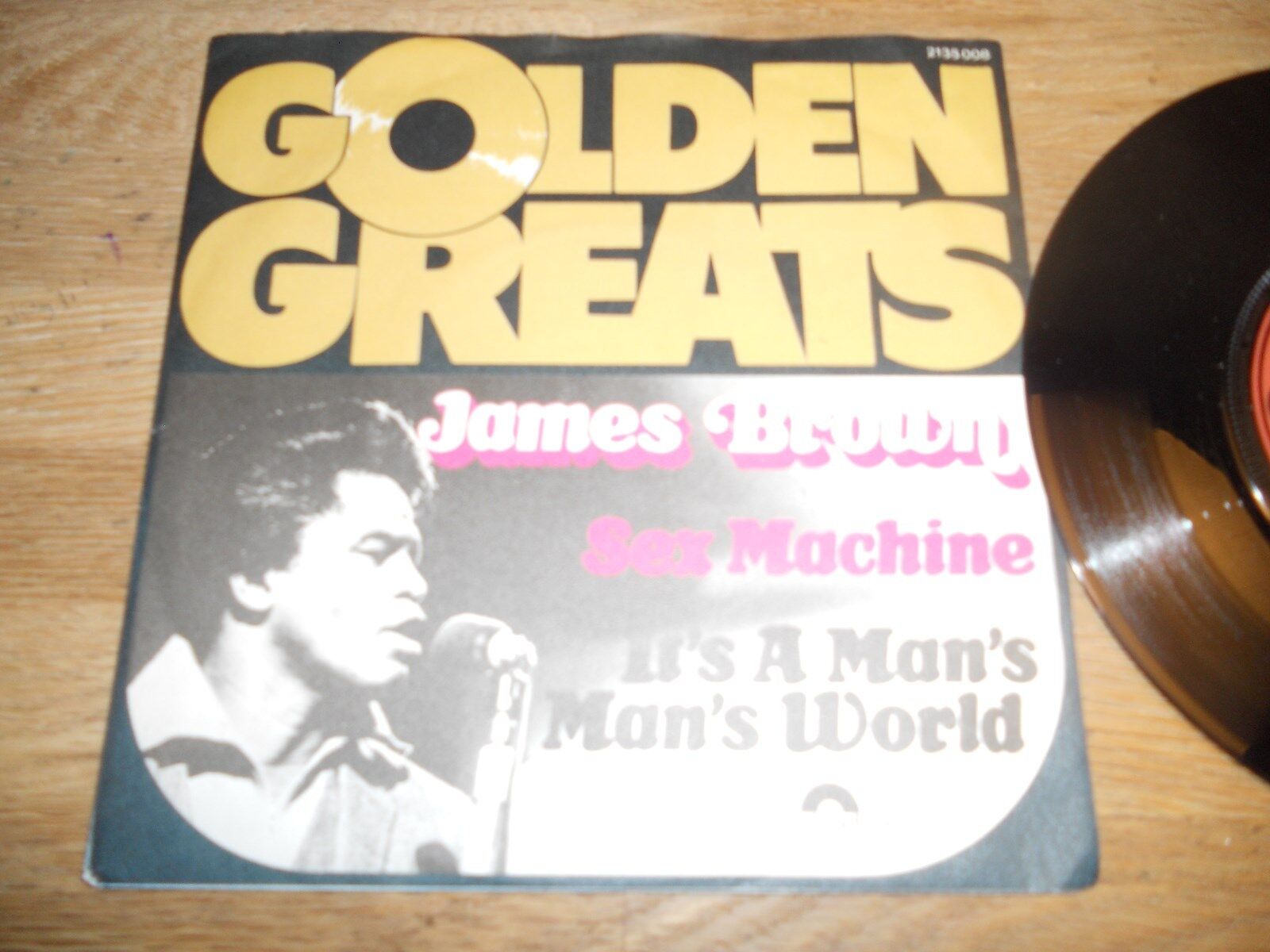 JAMES BROWN "SEX MACHINE/IT´S A MAN´S MAN´S WORLD" 1970 POLYDOR GERMAN PRESSING*