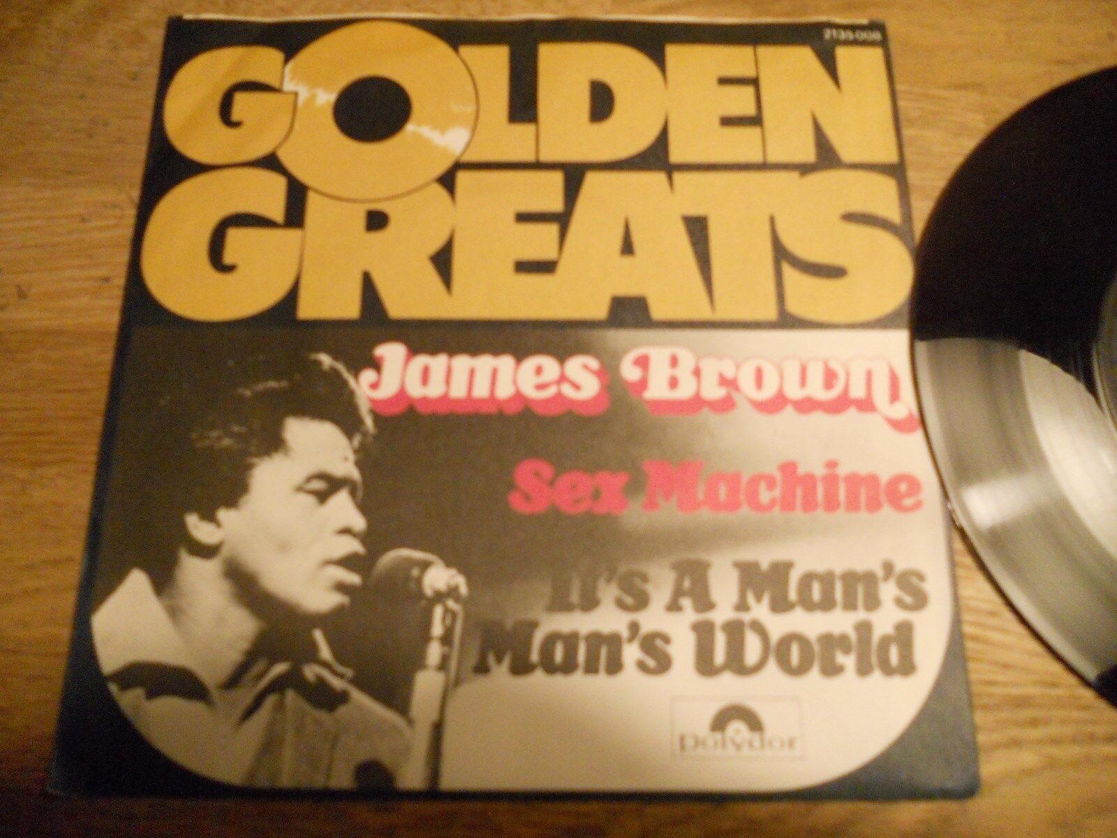 JAMES BROWN "SEX MACHINE/IT´S A MAN´S MAN´S WORLD" 1970 POLYDOR GERMAN PRESSING*