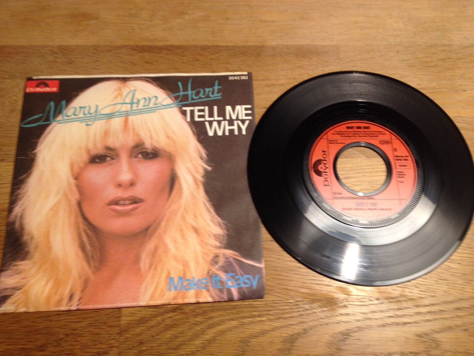 MARY ANN HART "TELL ME WHY/MAKE IT EASY" 1981 USED POLYDOR RECORDS GEMA GERMANY