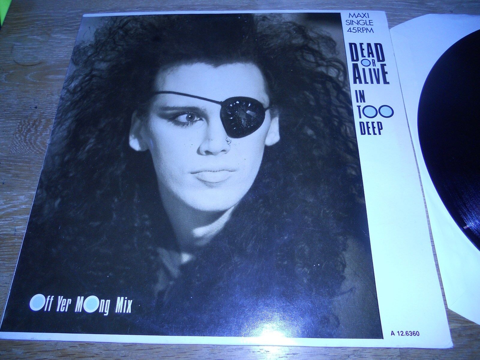 DEAD OR ALIVE "IN TOO DEEP / I´D DO ANYTHING" 3 REMIXES 1985 EPIC RECORDS DUTCH*