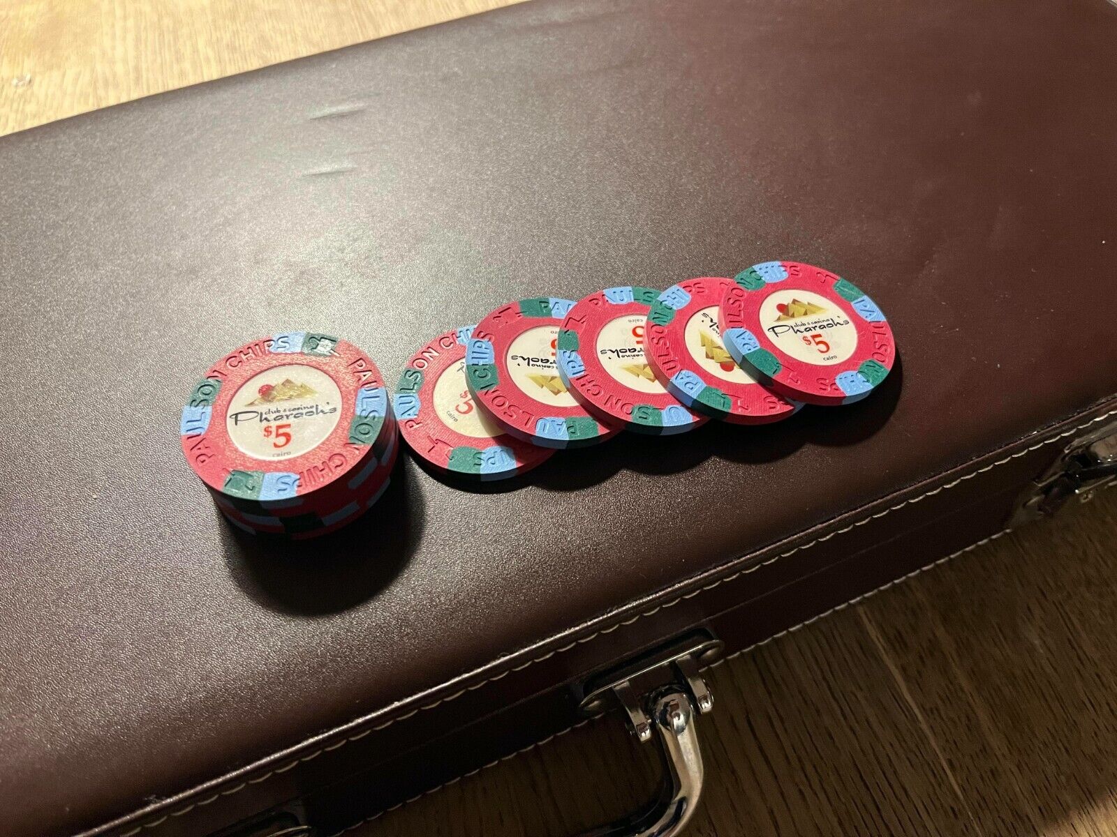 Paulson Pharaoh’s Poker Chips (10 x $5)