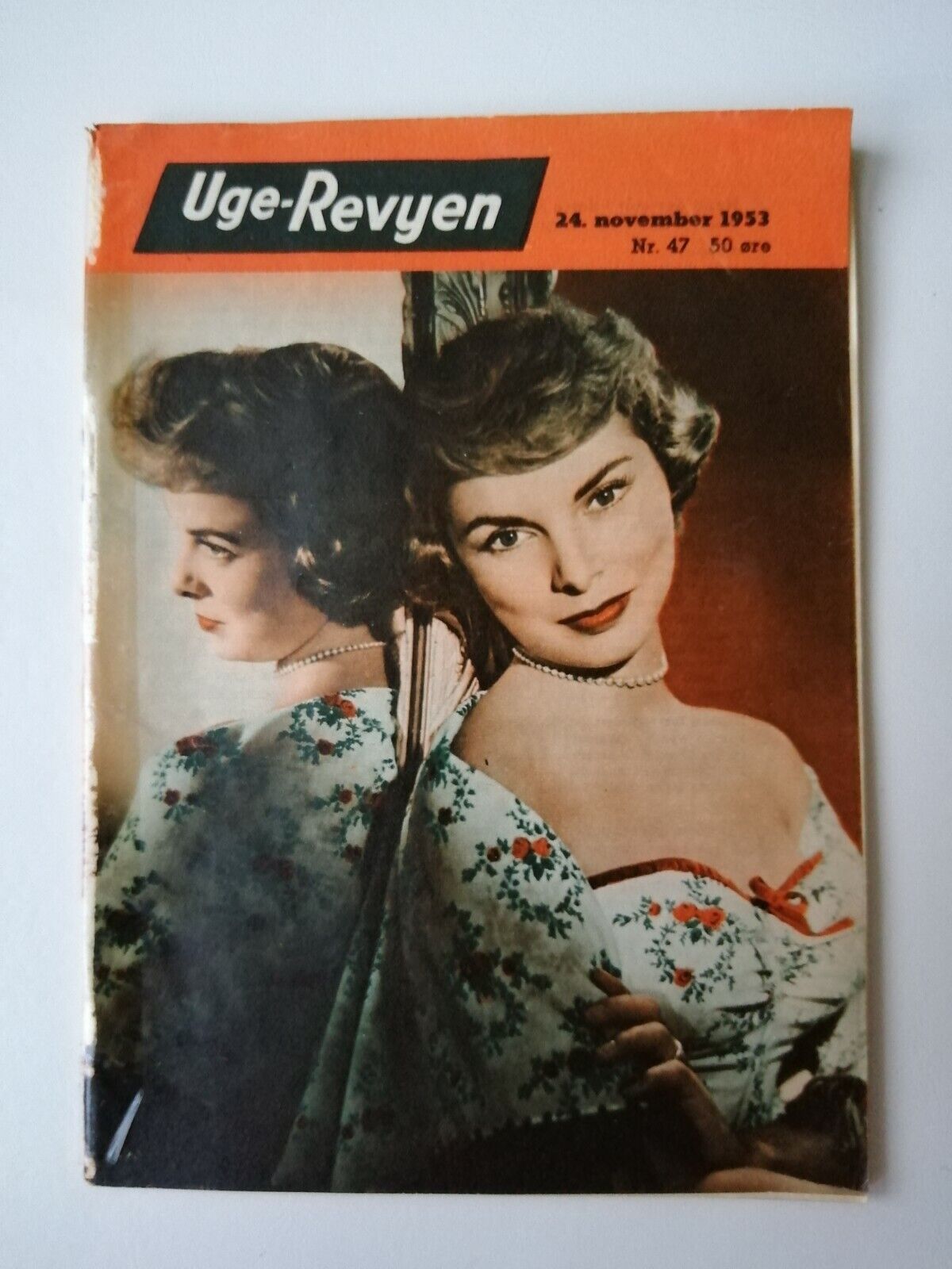 Danish magazine"Uge-Revyen" No 47 1953Janet Leigh coverMany other stars