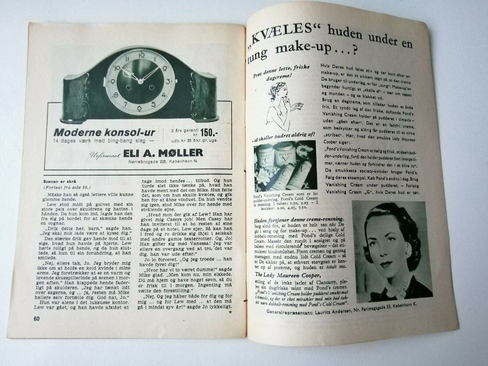 Danish magazine"Uge-Revyen" No 47 1953Janet Leigh coverMany other stars