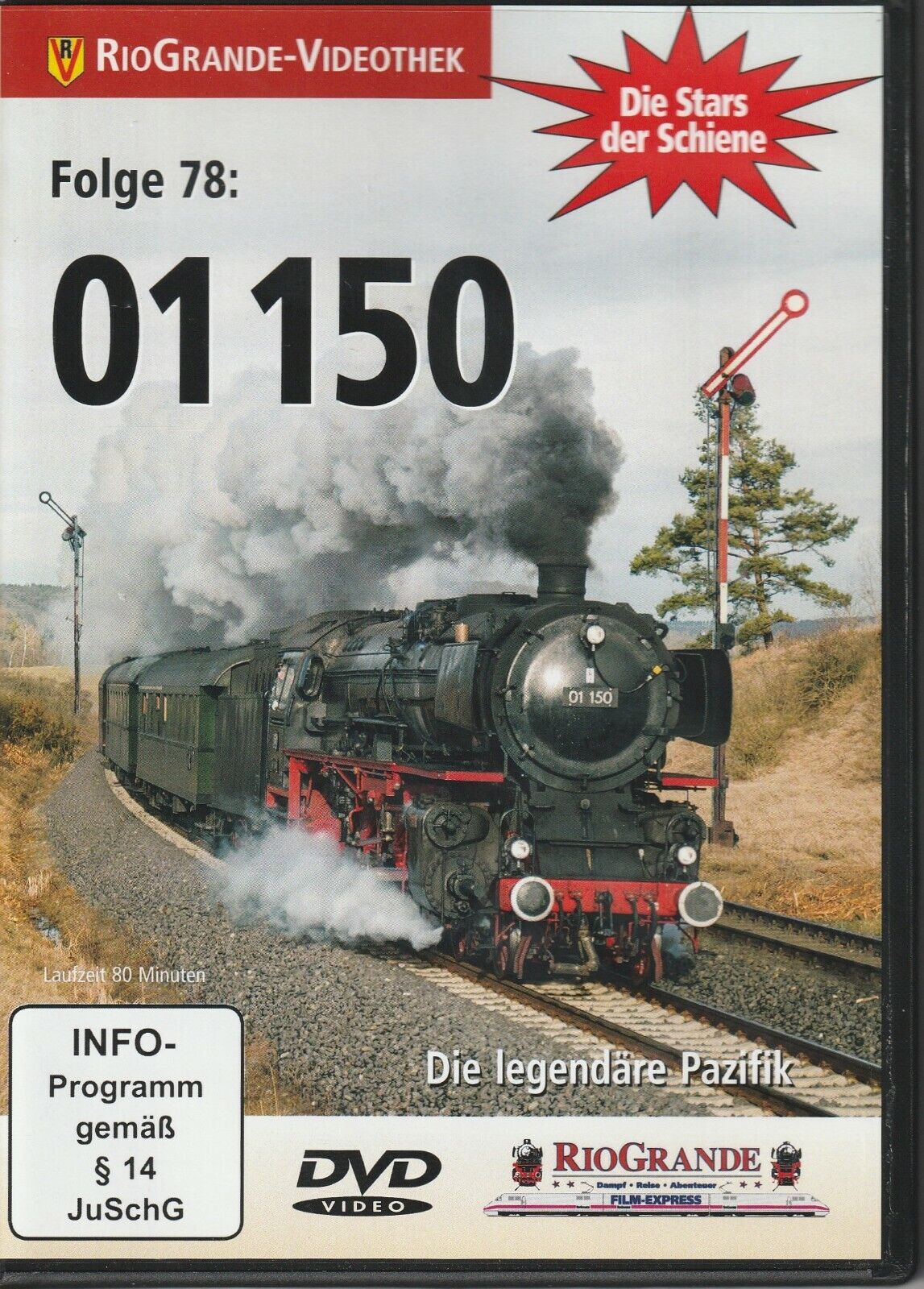 The Stars of the Rail 78: 01 150 The Legendary Pacific | Steam Locomotive Railroad DVD