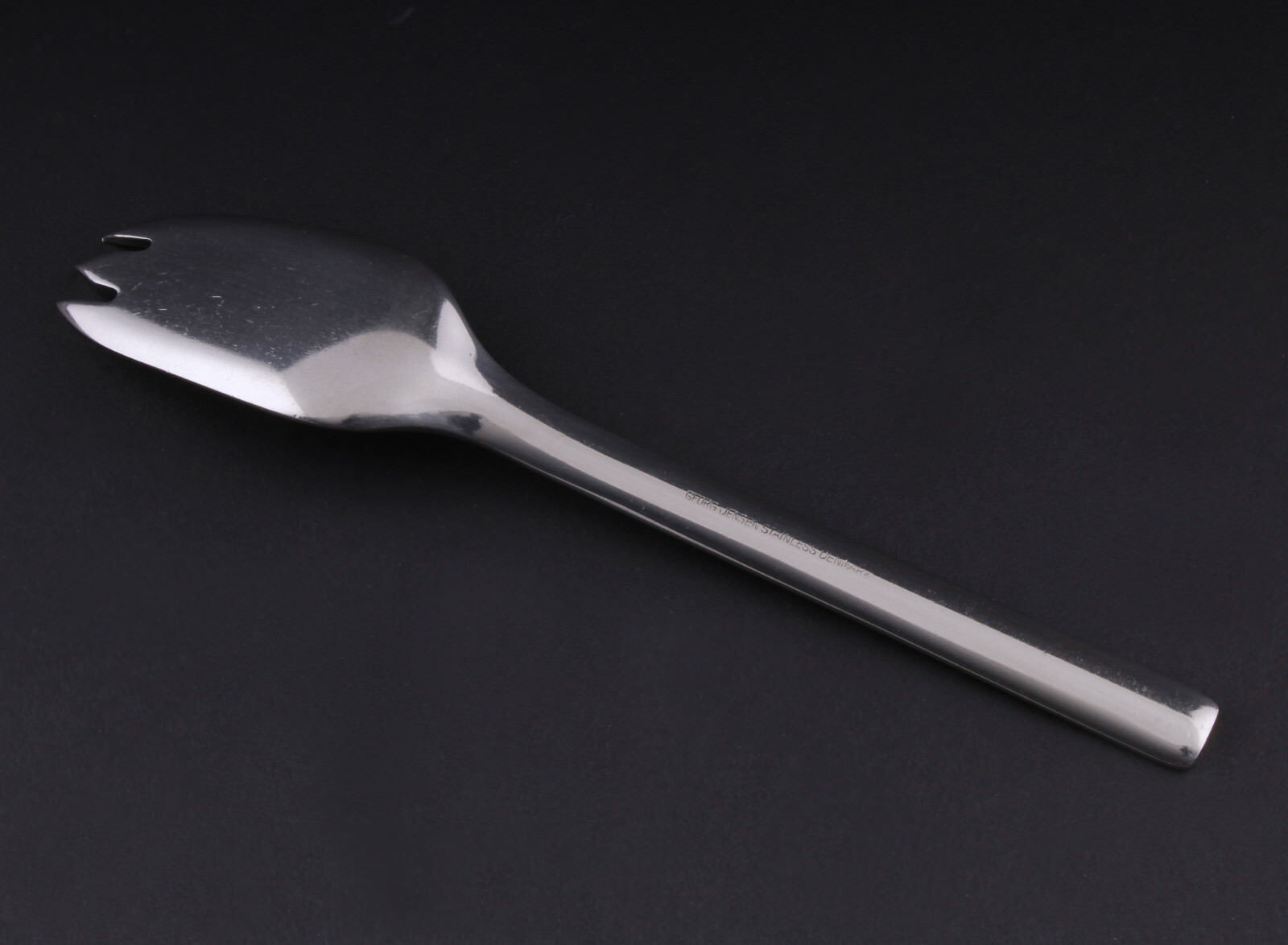 Georg Jensen Denmark Tuja / Tanaqvil Pastry Fork Steel 3310043