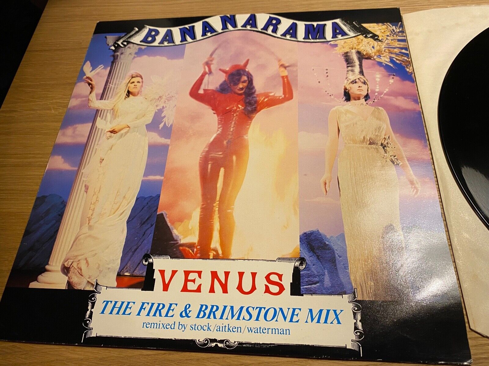 BANANARAMA "VENUS" THE FIRE  BRIMSTONE MIX 1986 LONDON RECORDS 12" ENGLAND UK