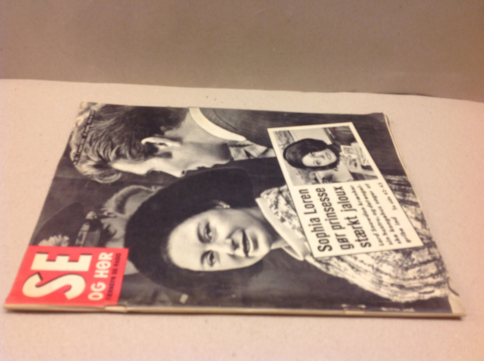 PRINCESS MARGARET LORD SNOWDON SOPHIA LOREN SCANDAL VINTAGE Danish Magazine 1970