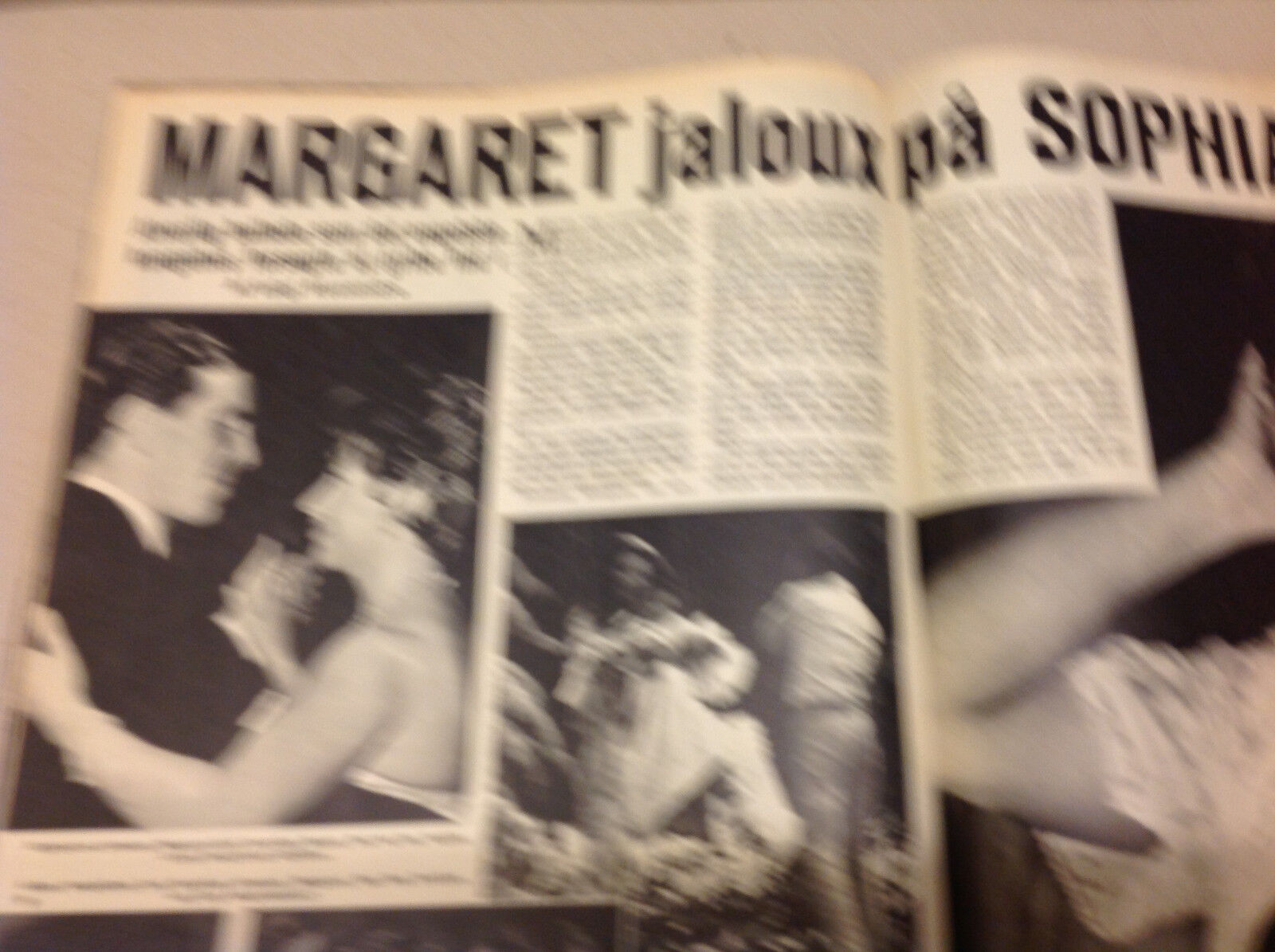 PRINCESS MARGARET LORD SNOWDON SOPHIA LOREN SCANDAL VINTAGE Danish Magazine 1970