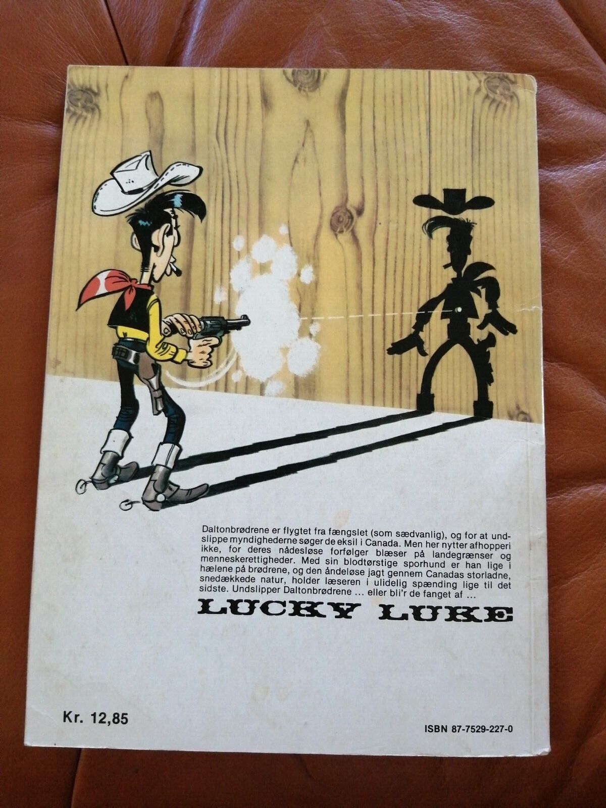 Danish comic book"Lucky Luke" no 25 -1976-1sted Les Dalton dans le Blizzard