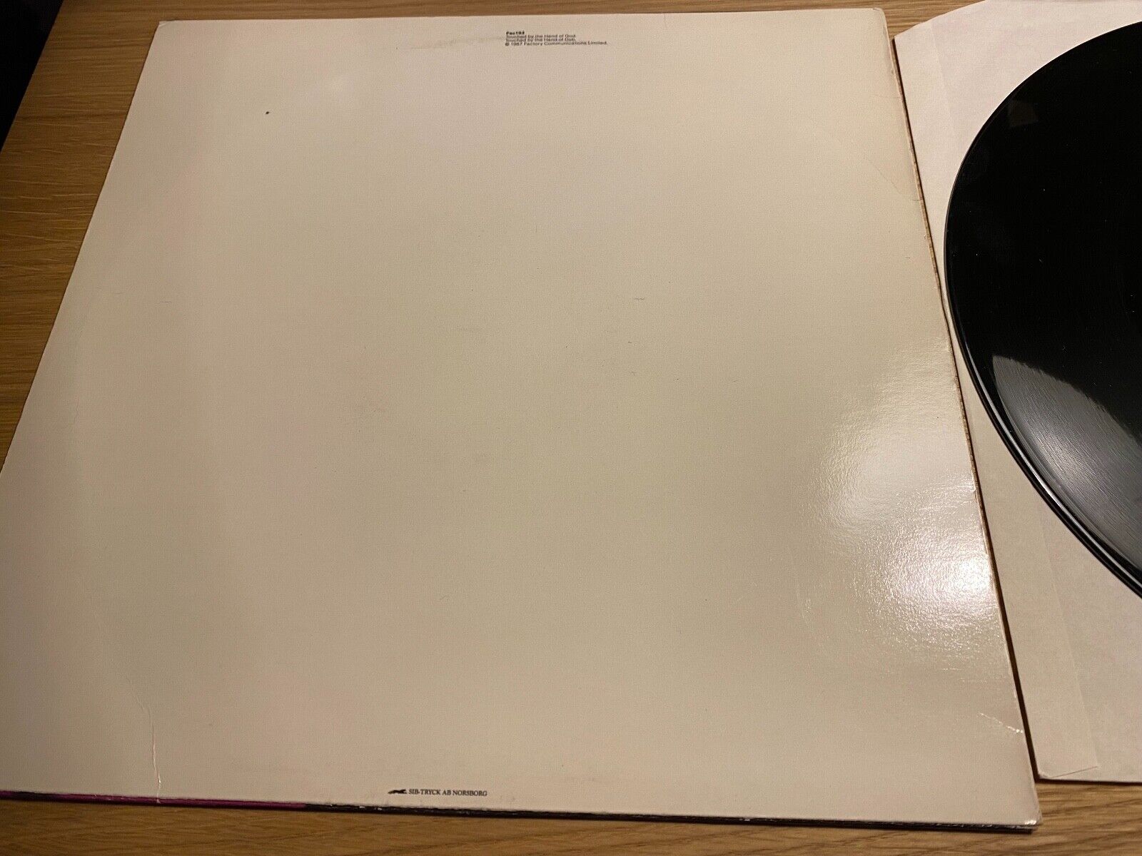 NEW ORDER "TOUCHED BY THE HANDS OF GOD" EXTENDED REMIX 1987 FACTORY RECORDS NCB*