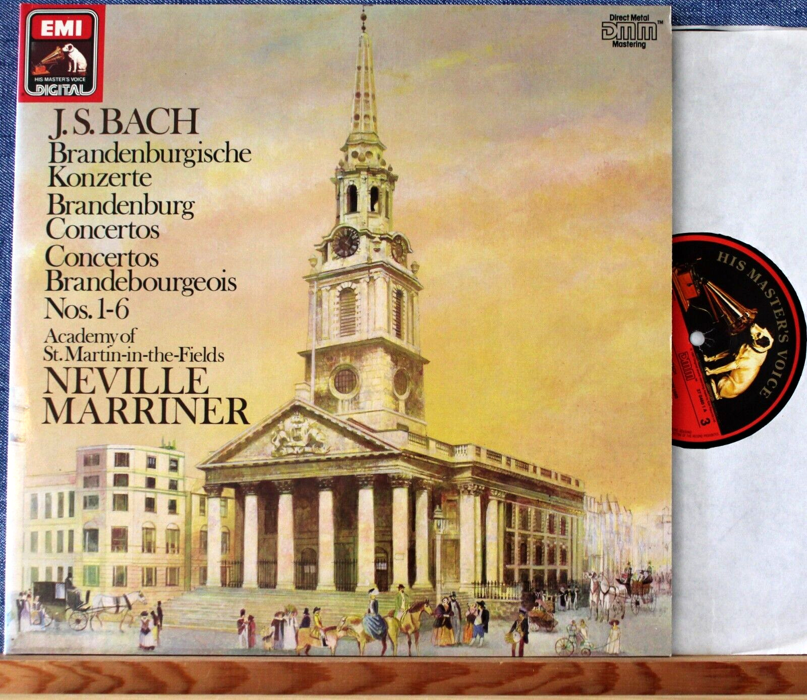 Marriner Bach (Brandenburg Concertos) EMI 27 0459 (2) dig NM