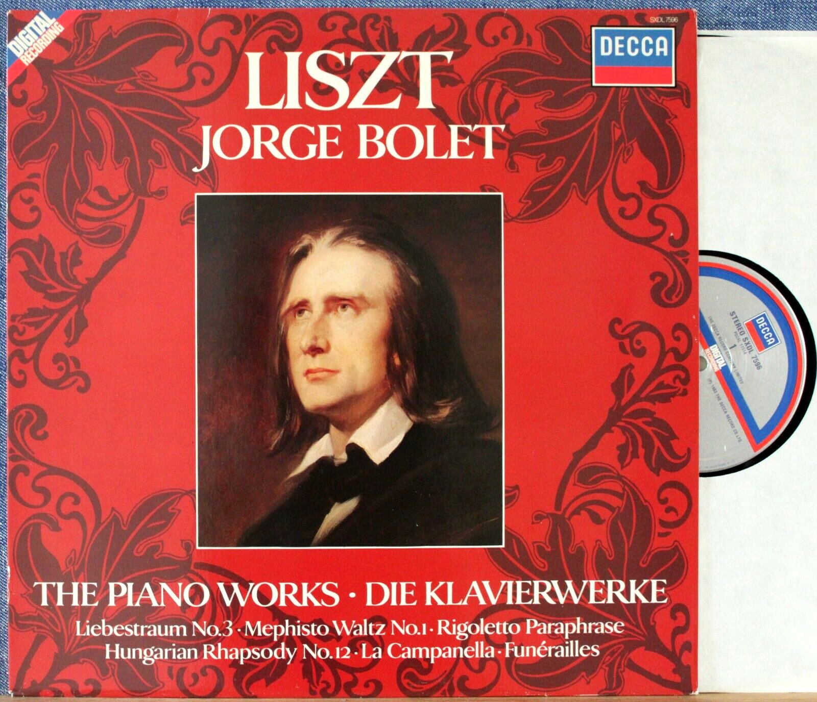 Bolet Liszt (Liebestraum; Mephisto; Rigoletto; etc) Decca SXDL 7596 dig NM