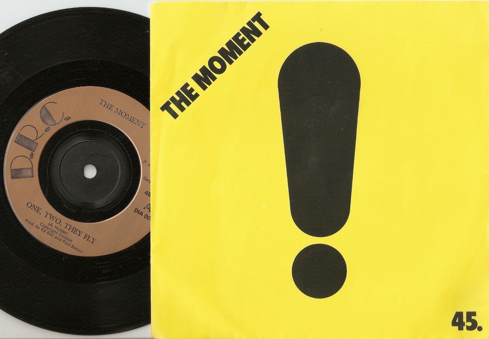 THE MOMENT ONE TWO THEY FLY  KARL`S NEW HAIRCUT 45+PS 1985 MOD REVIVAL A HOLDER