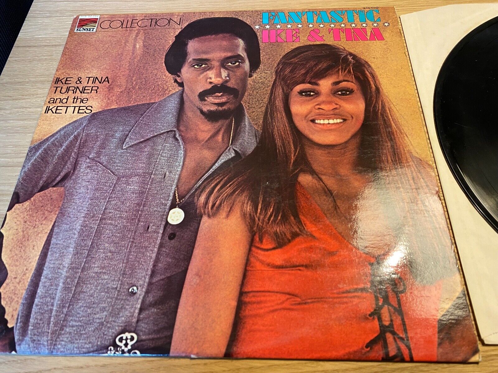 IKE  TINA TURNER AND THE IKETTES "FANTASTIC IKE  TINA" SACEM LP SUNSET FRENCH*