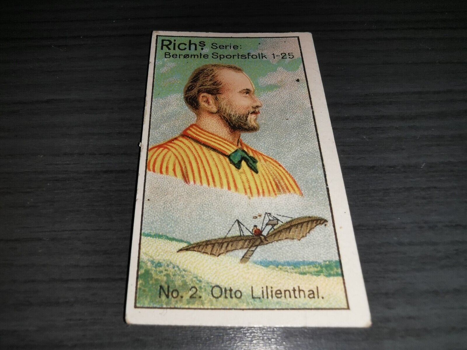 Otto Lilienthal 1927 Richs Serie sportsfolk card Danish Version # 2