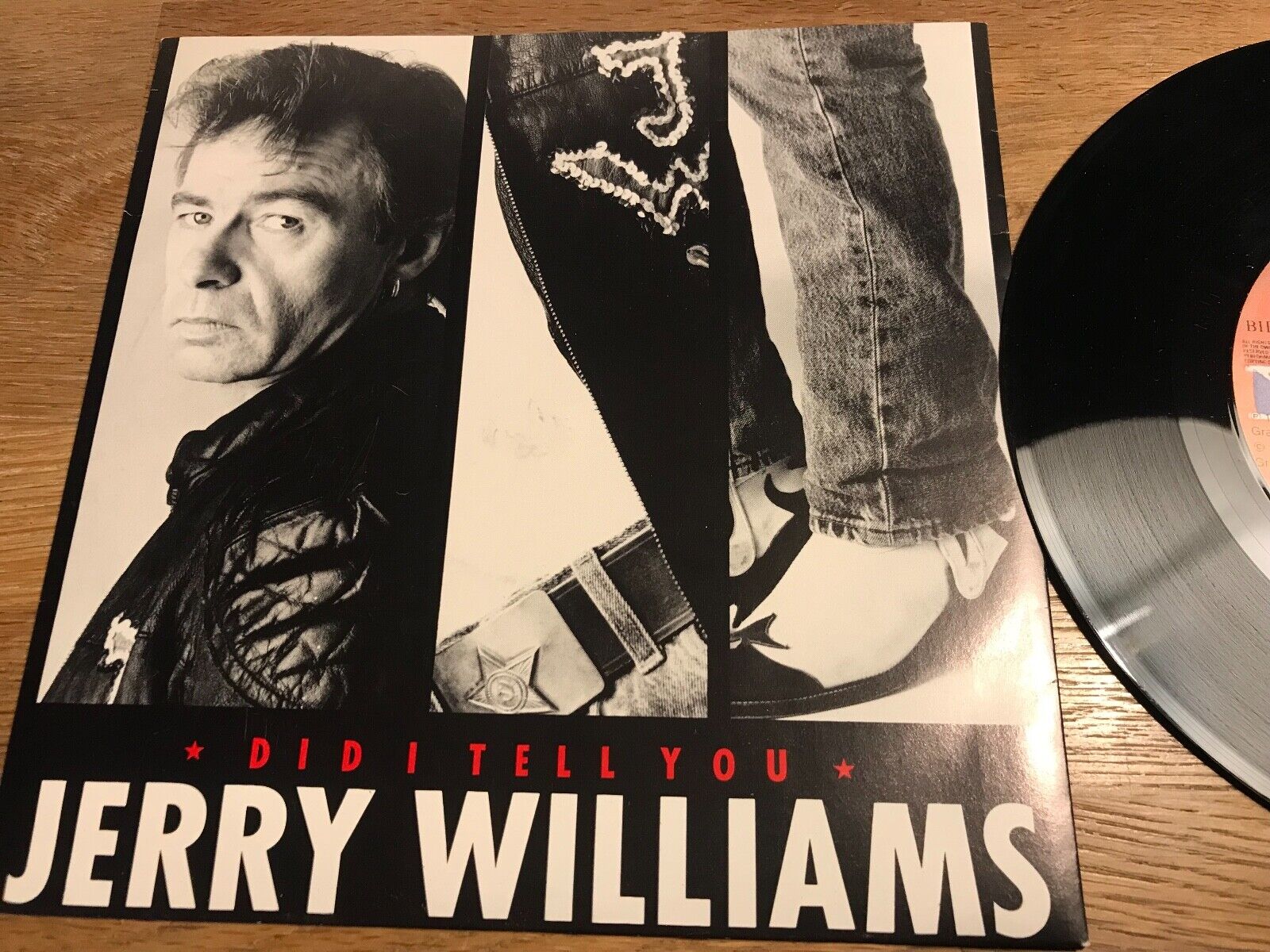 JERRY WILLIAMS "DID I TELL YOU/LET´S DO SOME ROCK´N´ ROLL" 1988 SONET NCB SWEDEN