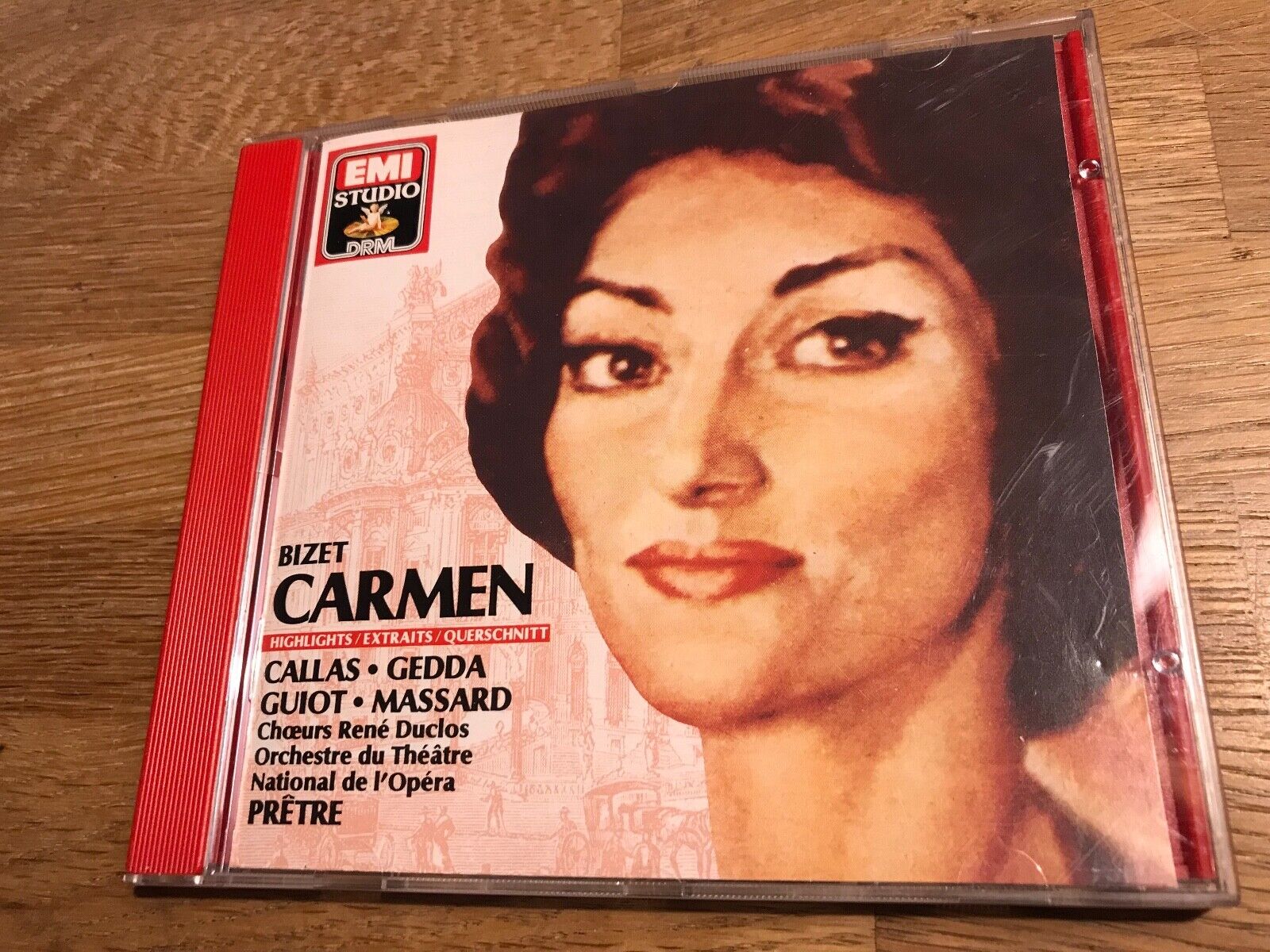 BIZET CARMEN PRÈTRE "HIGHLIGTS /EXTRAITS" 1964 CD 12 TRACKS EMI RECORDS GERMANY