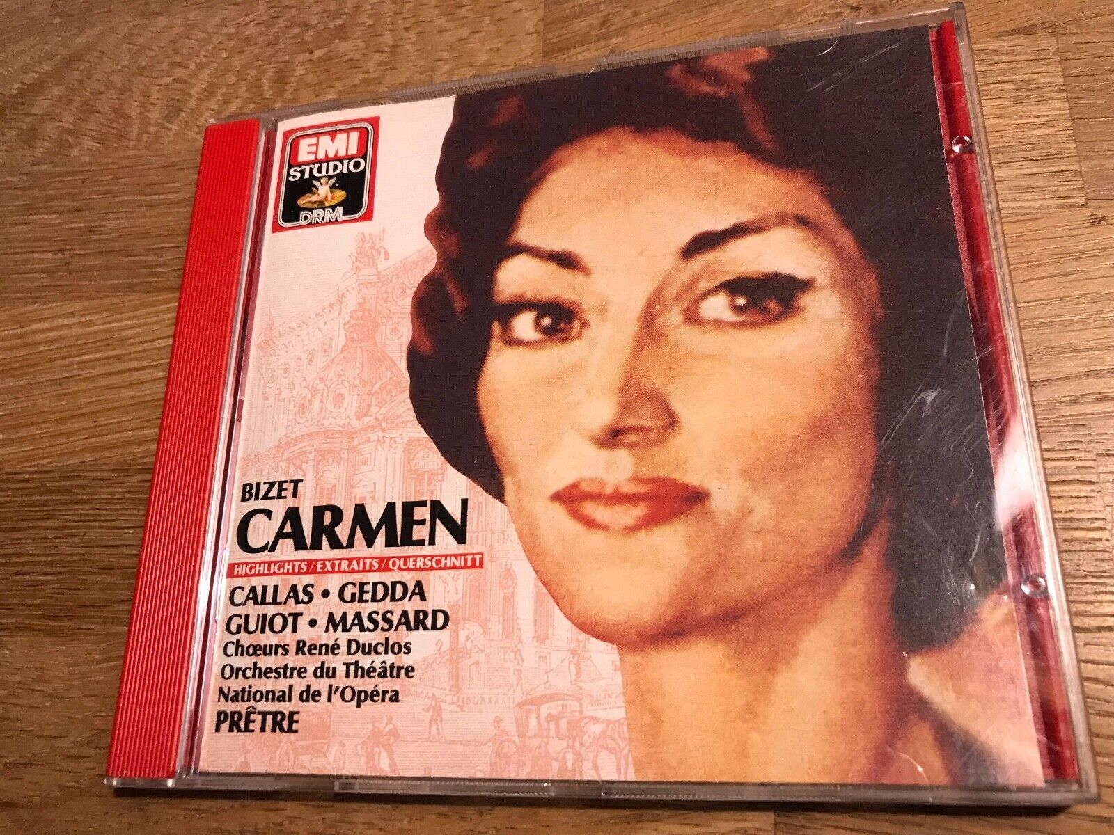 BIZET CARMEN PRÈTRE "HIGHLIGTS /EXTRAITS" 1964 CD 12 TRACKS EMI RECORDS GERMANY