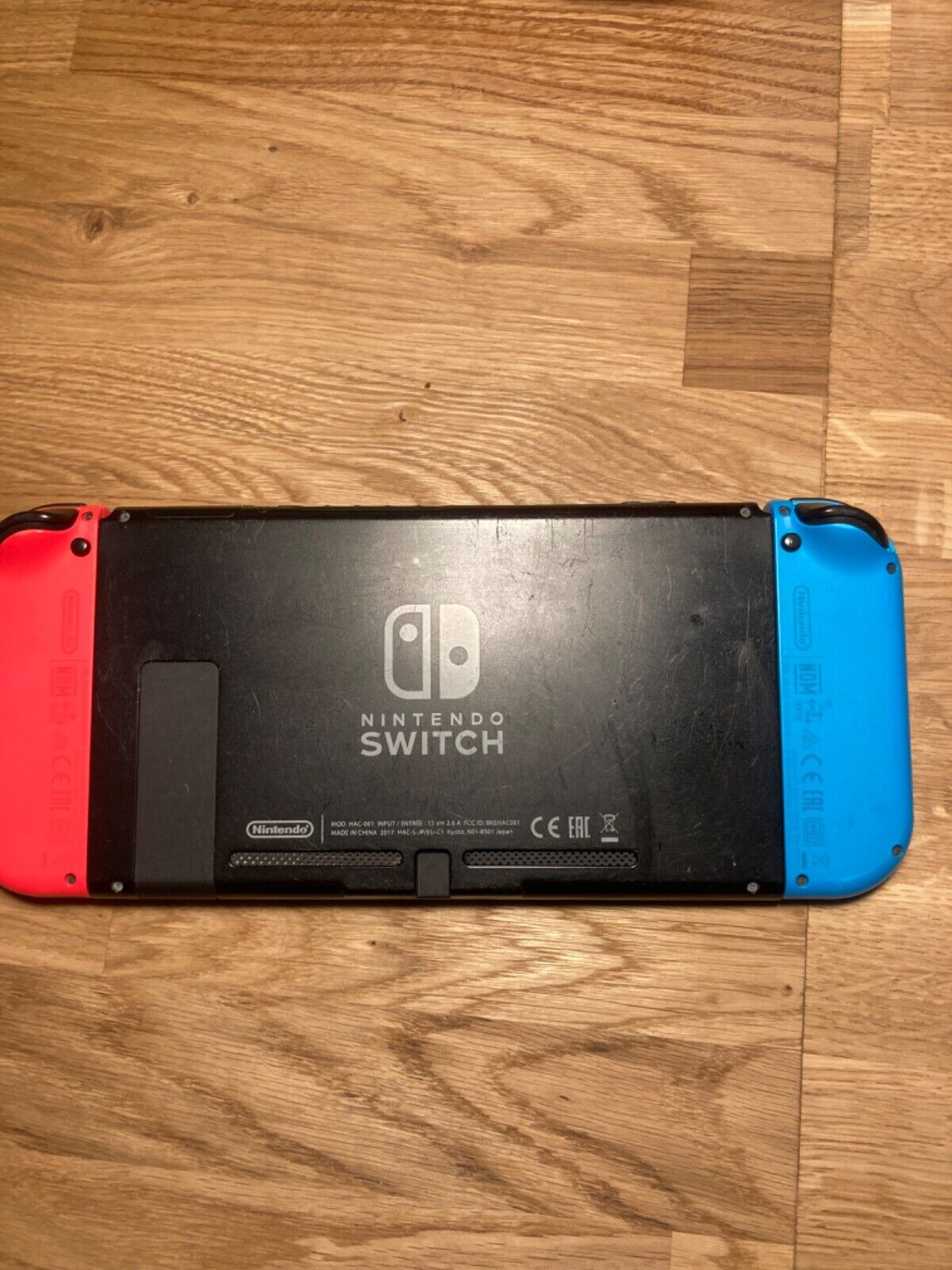 Nintendo Switch with Neon Blue and Neon Red Joy-Con (HAC-001-01)