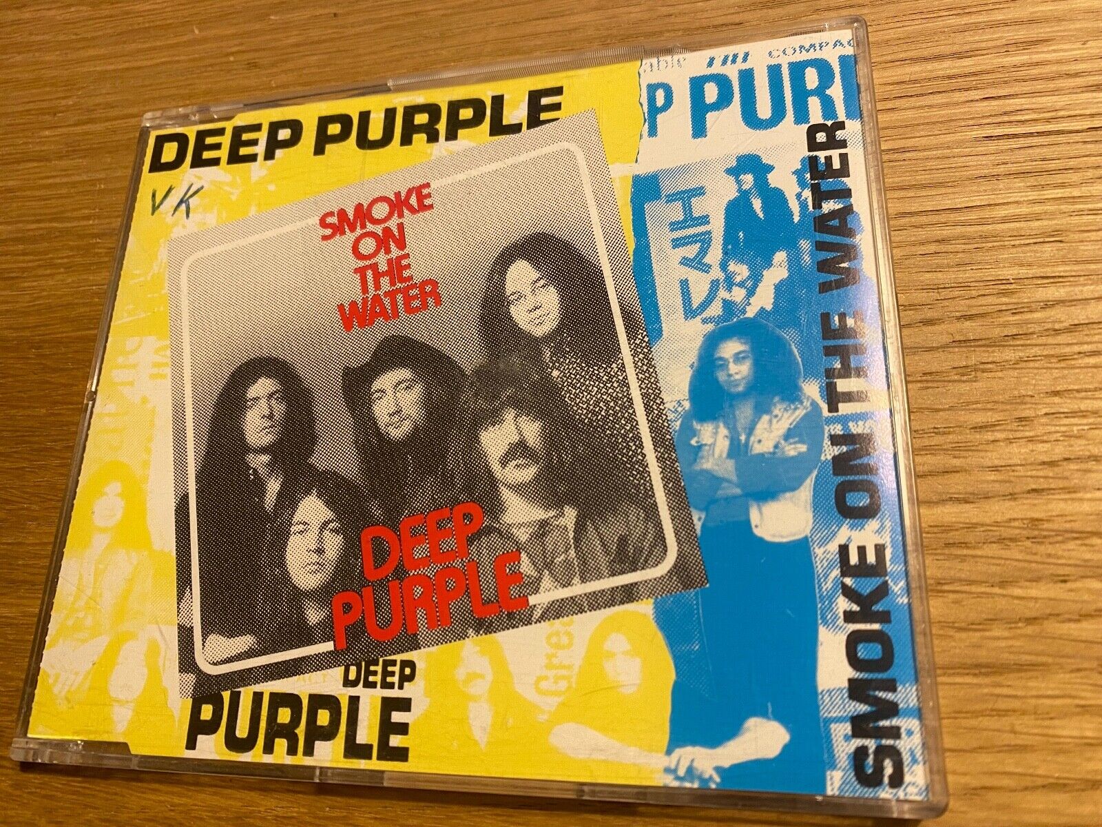 DEEP PURPLE "SMOKE ON THE WATER" 1993 CD SINGLE 4 TRACK EMI RECORDS GERMANY RARE