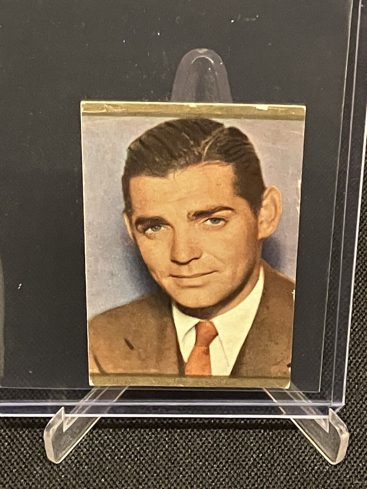 1936 ACTOR CLARK GABLE - RARE VINTAGE CARD OF MOVIE STARS DENMARK HOLLYWOOD