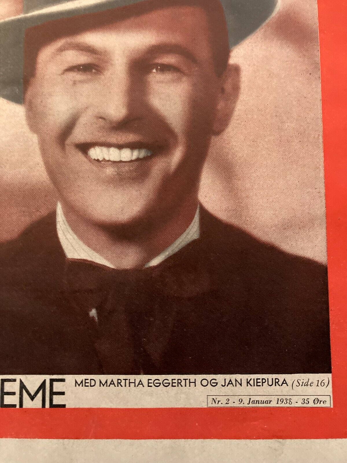 Zauber der Boheme Jan Kiepura Martha Eggerth Danish Magazine 1938 Ude og Hjemme