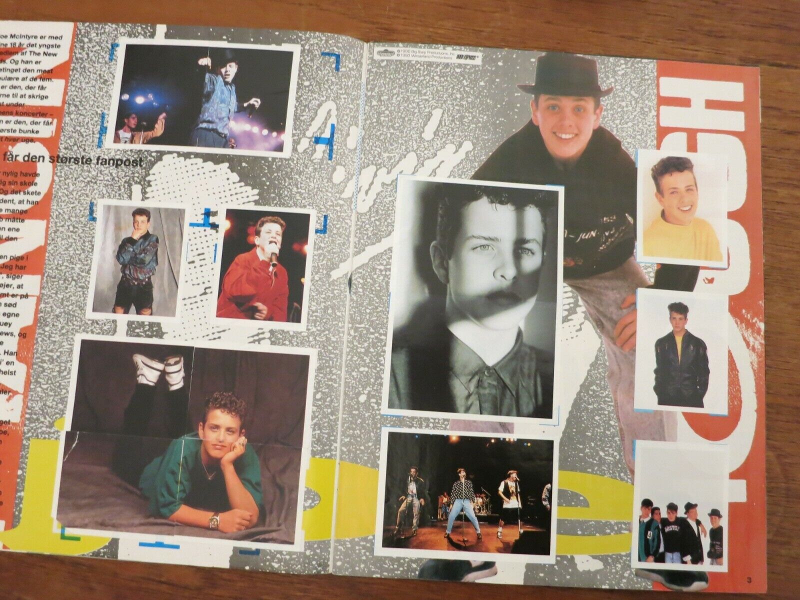 Danish Magazine NEW KIDS ON THE BLOCK NKTOB Joey Donnie Jordan Jonathan E162