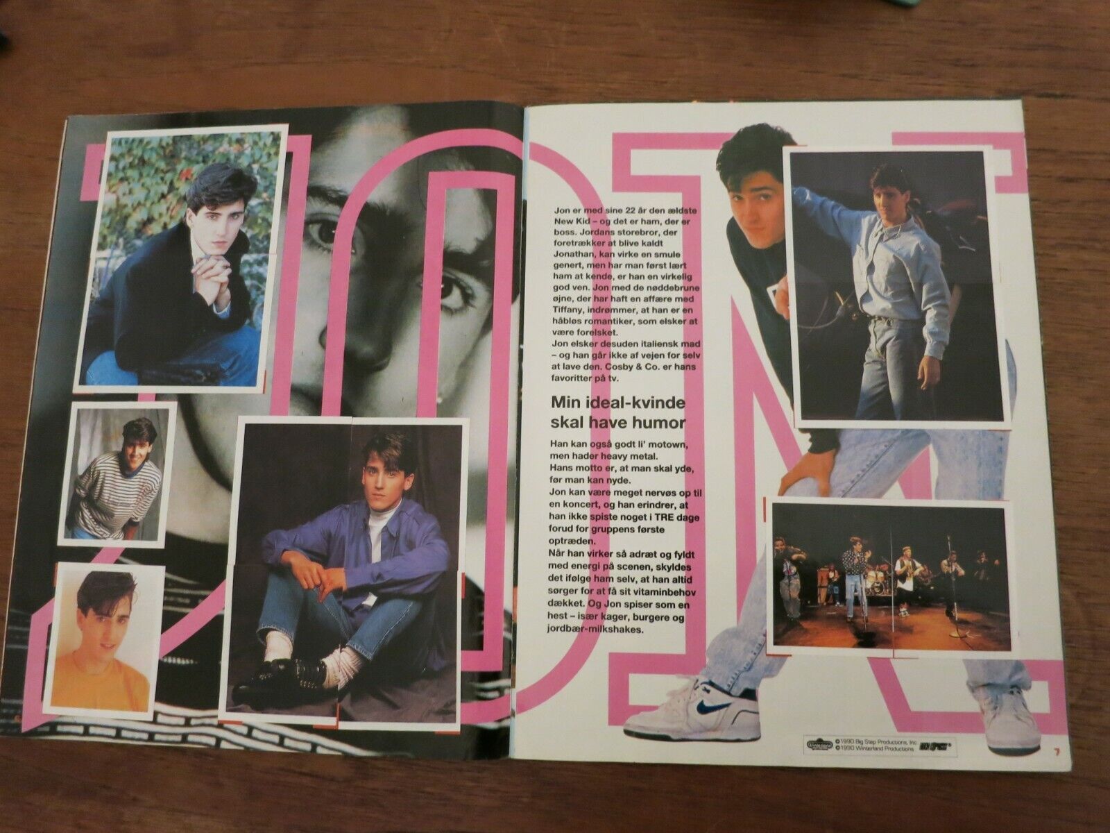 Danish Magazine NEW KIDS ON THE BLOCK NKTOB Joey Donnie Jordan Jonathan E162