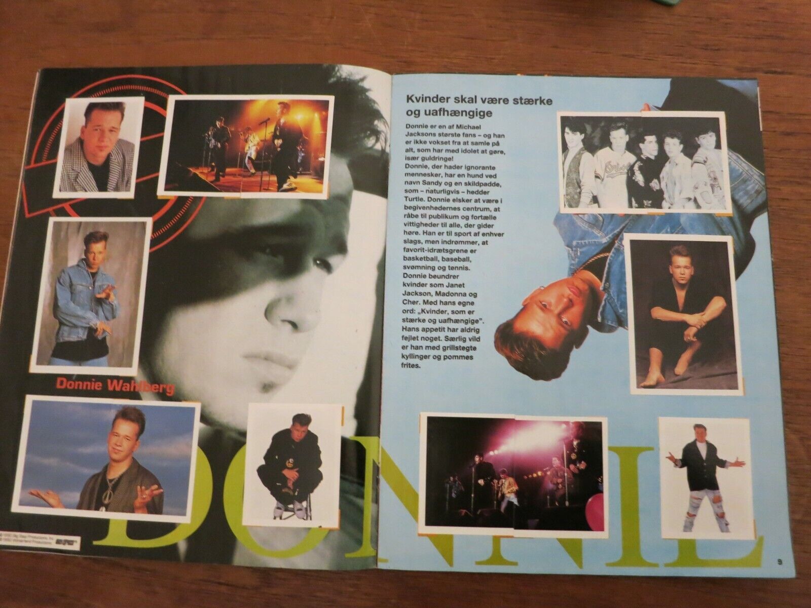 Danish Magazine NEW KIDS ON THE BLOCK NKTOB Joey Donnie Jordan Jonathan E162