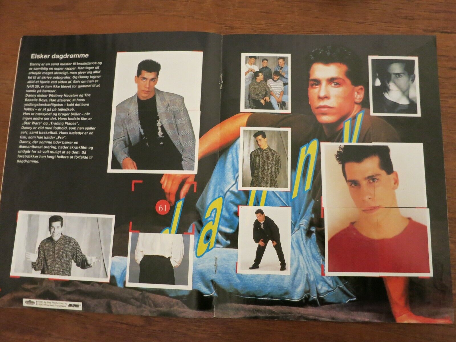 Danish Magazine NEW KIDS ON THE BLOCK NKTOB Joey Donnie Jordan Jonathan E162