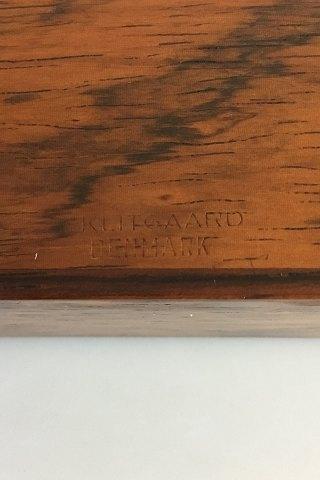 Klitgaard Rose wood Box with silver inlay in the lid