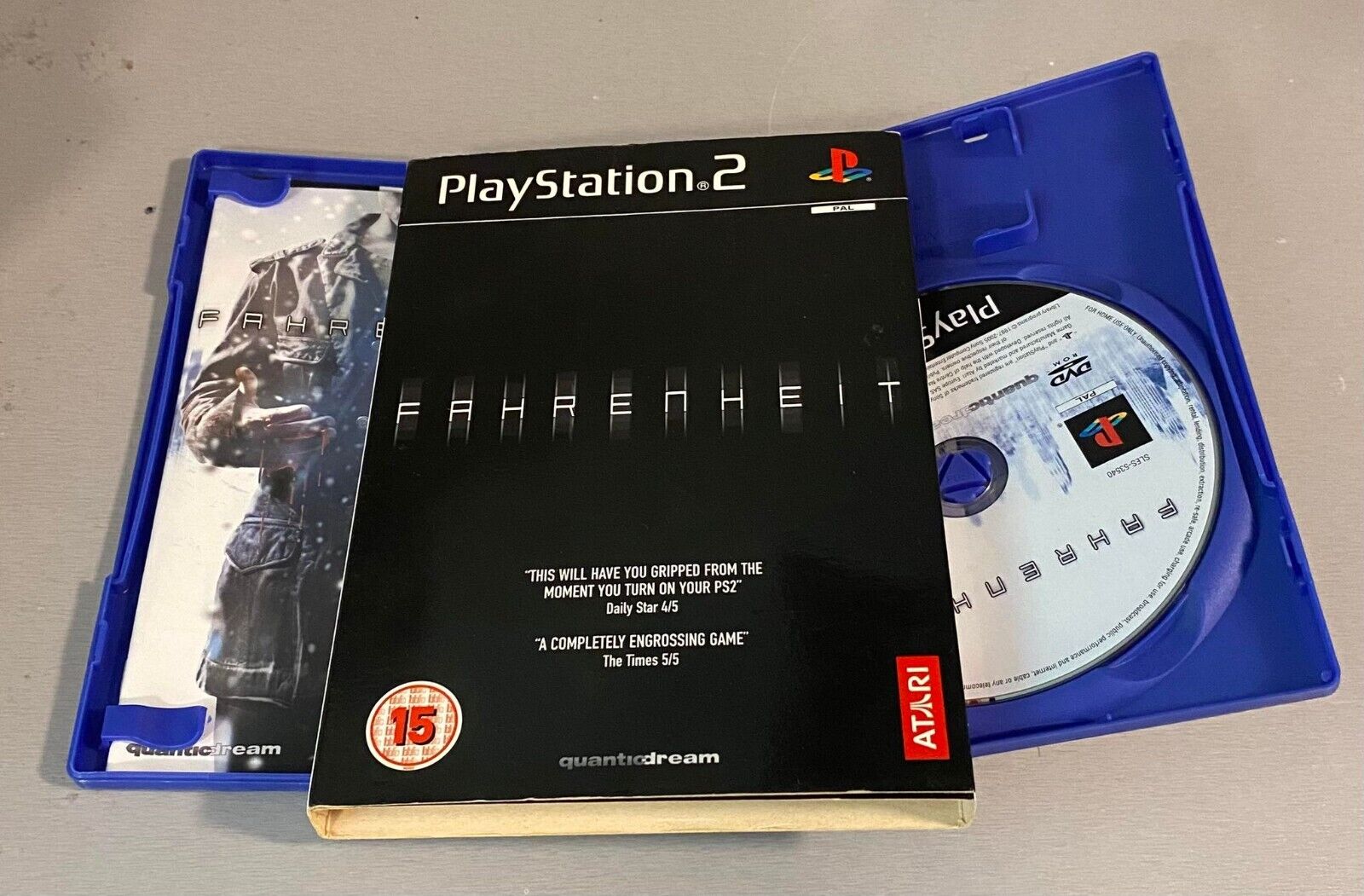 Fahrenheit Playstation 2 WITH SLEEVE! (Complete) (PS2)