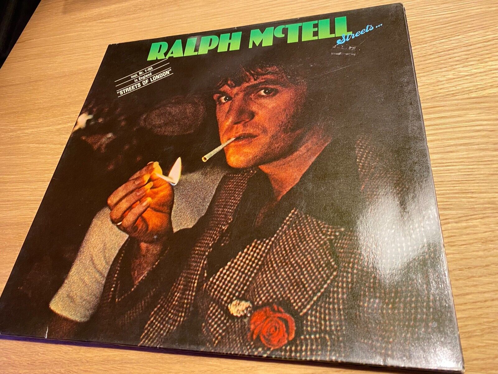 RALPH MCTELL "STREETS OF LONDON" 1975 VINYL LP AVES RECORDS GATEFOLDED COVER LP*