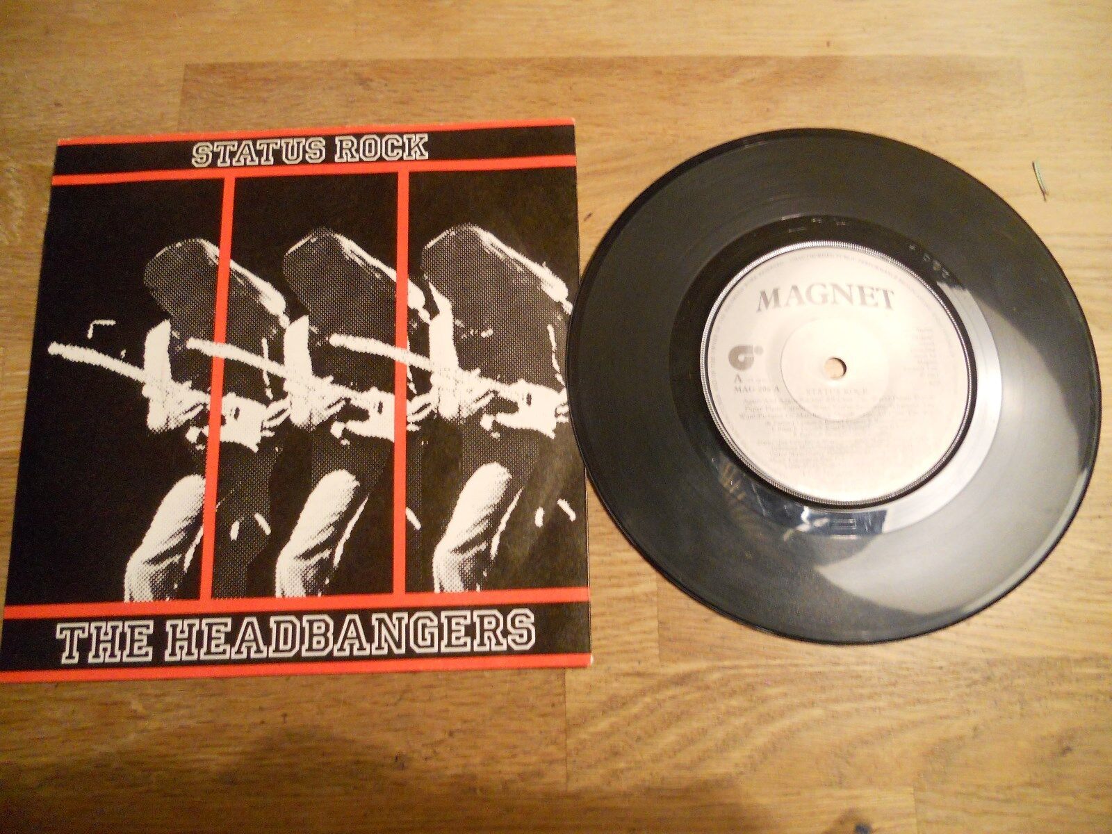 THE HEADBANGERS STATUS ROCK (STATUS QUO) / HEADBANG BOOGIE 1981 MAGNET RECORDS**