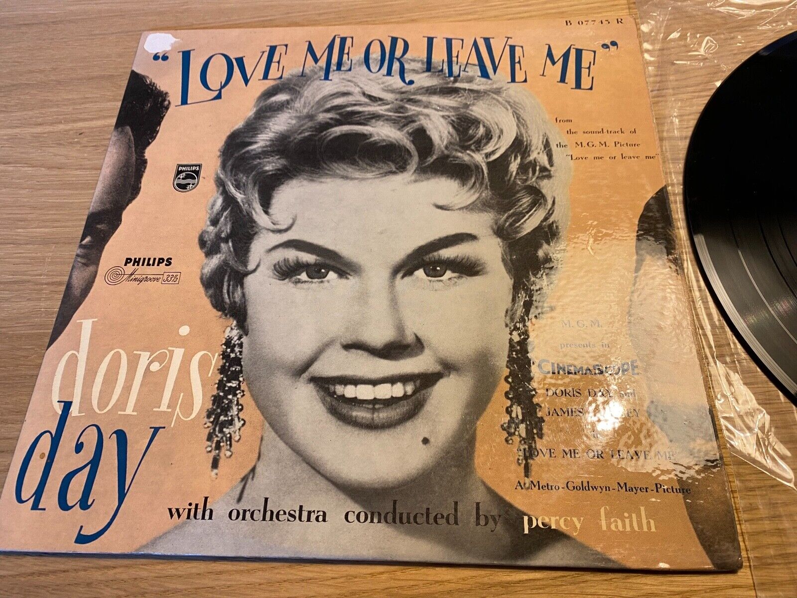 DORIS DAY "LOVE ME OR LEAVE ME" PHILIPS MINIGROOVE VINYL 10 INCH RECORD 33 1/3**