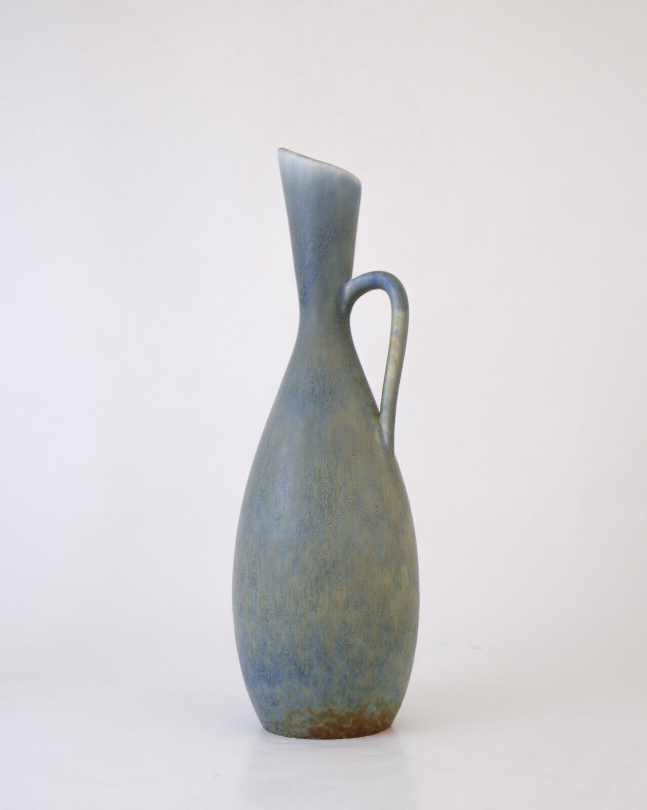 Blue Ceramic Vase Lovely Glaze Carl-Harry Stålhane Rörstrand Mid 20th Century